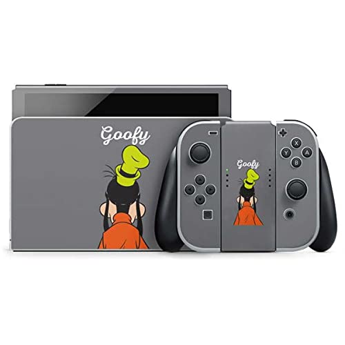 Skinit Decal Gaming Skin Compatible with Nintendo Switch OLED (2021) - Officially Licensed Disney Friends Goofy Backwards Design