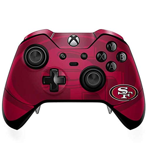 Skinit Decal Gaming Skin Compatible with Xbox One Elite Controller - Officially Licensed NFL San Francisco 49ers Double Vision Design