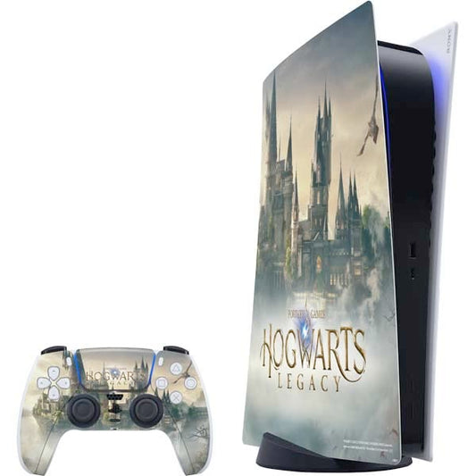Skinit Decal Gaming Skin Compatible with PS5 Digital Edition Bundle - Officially Licensed Wizarding World Hogwarts Legacy Main Poster Design
