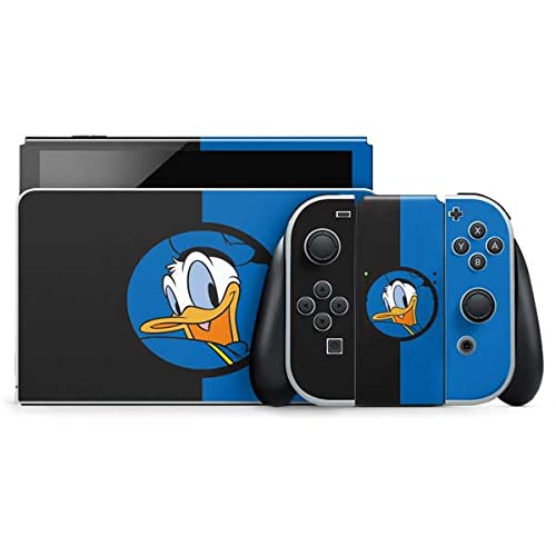 Skinit Decal Gaming Skin Compatible with Nintendo Switch OLED (2021) - Officially Licensed Disney Friends Donald Duck Design