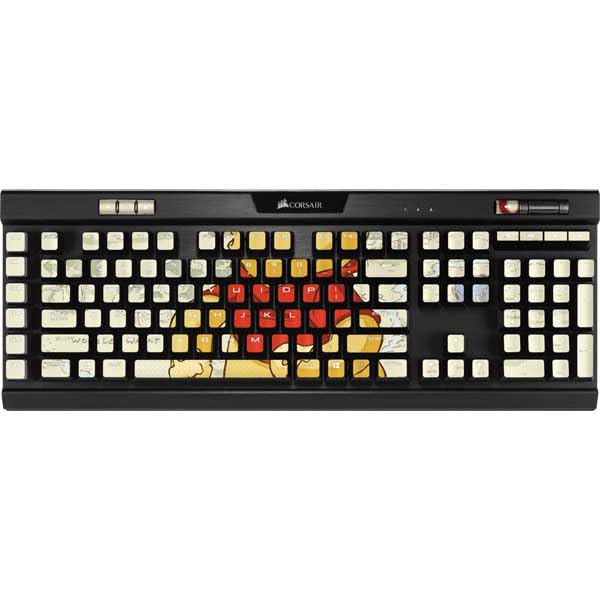 Skinit Decal Other Skin Compatible with K95 RGB Platinum Mechanical Gaming Keyboard - Officially Licensed Disney Winnie The Pooh Hundred Acre Wood Design