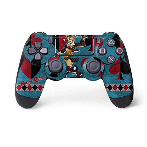 Skinit Decal Gaming Skin Compatible with PS4 Controller - Officially Licensed DC Comics Bombshells Harley Quinn Design