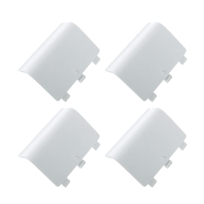 E-outstanding Xbox One/Xbox One S Battery Door Back Cover Replacement, Model BBCONEWC-W4, White, 4Pcs