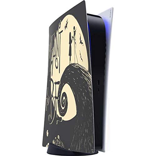 Skinit Decal Gaming Skin Compatible with PS5 Digital Edition Console - Officially Licensed Disney The Nightmare Before Christmas Jack and Sally Meant to Be Design