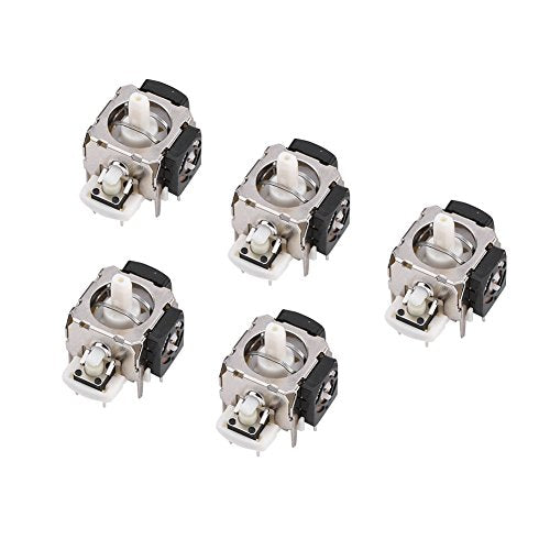 Bewinner 5 Pcs 3D Joystick for Xbox 360 Wireless Controller Analog Stick Thumbstick Sensor Rocker 3D Joystick Replacement Part f