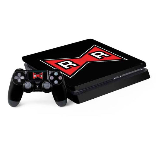 Skinit Decal Gaming Skin Compatible with PS4 Slim Bundle - Officially Licensed Dragon Ball Z Red Ribbon Army Design