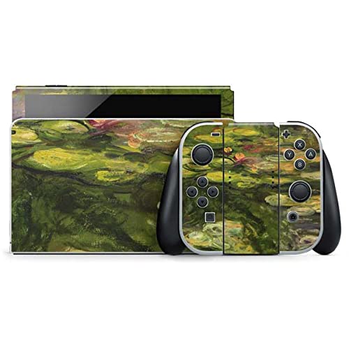 Skinit Decal Gaming Skin Compatible with Nintendo Switch OLED (2021) - Officially Licensed Monet - Waterlilies by Monet Design