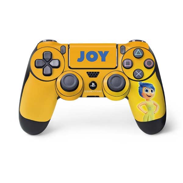 Skinit Decal Gaming Skin Compatible with PS4 Controller - Officially Licensed Disney Inside Out Joy Portrait Design