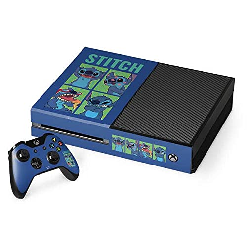 Skinit Decal Gaming Skin Compatible with Xbox One Console and Controller Bundle - Officially Licensed Disney Lilo and Stitch Personalities Moods Design