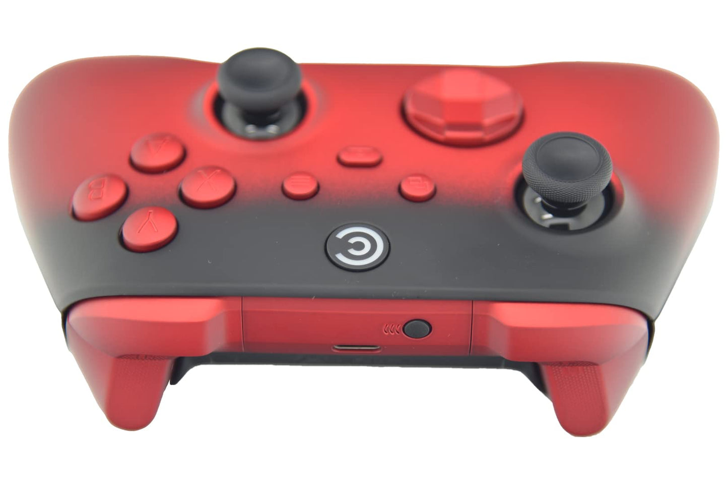 Custom Controllerzz Wireless Controller for PC, Xbox Series X/S & One - Red & Black with Red Inserts