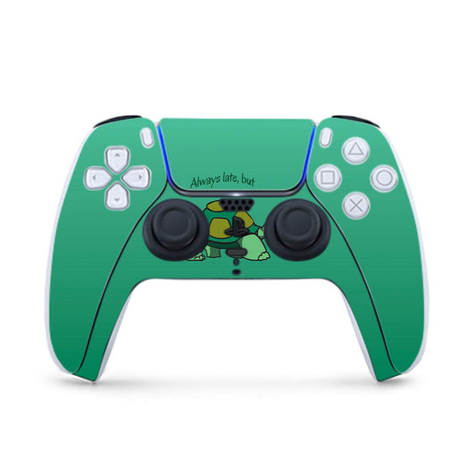 MightySkins Gaming Skin for PS5 / Playstation 5 Controller - Late Turtle | Protective Viny wrap | Easy to Apply and Change Style | Made in The USA