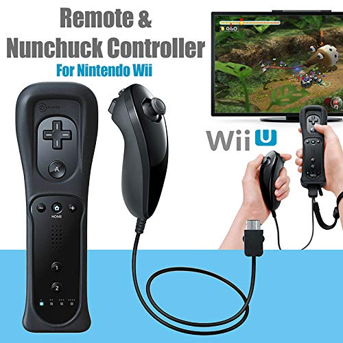 ChamZA Wireless Remote Controller Gamepad for Wii/Wii U - 2 in 1, Sky Blue