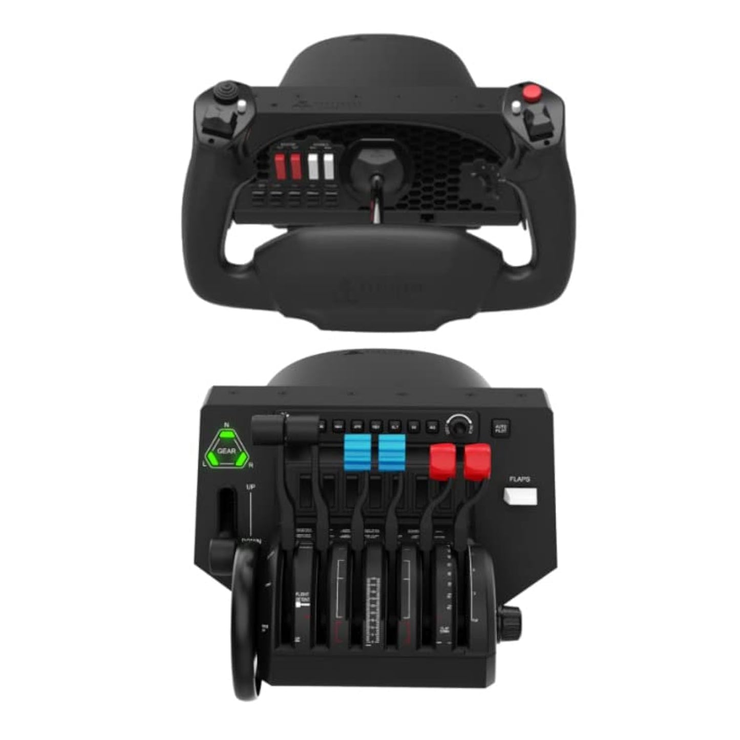 Honeywell Honeycomb Alpha Flight Control Yoke & Bravo Throttle Quadrant Bundle - 2 Items