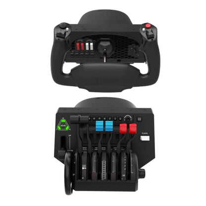 Honeywell Honeycomb Alpha Flight Control Yoke & Bravo Throttle Quadrant Bundle - 2 Items