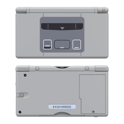eXtremeRate DS Lite Replacement Housing Shell - SFC SNES Classic EU Style, Includes Buttons & Screen Lens, Model DSLY006
