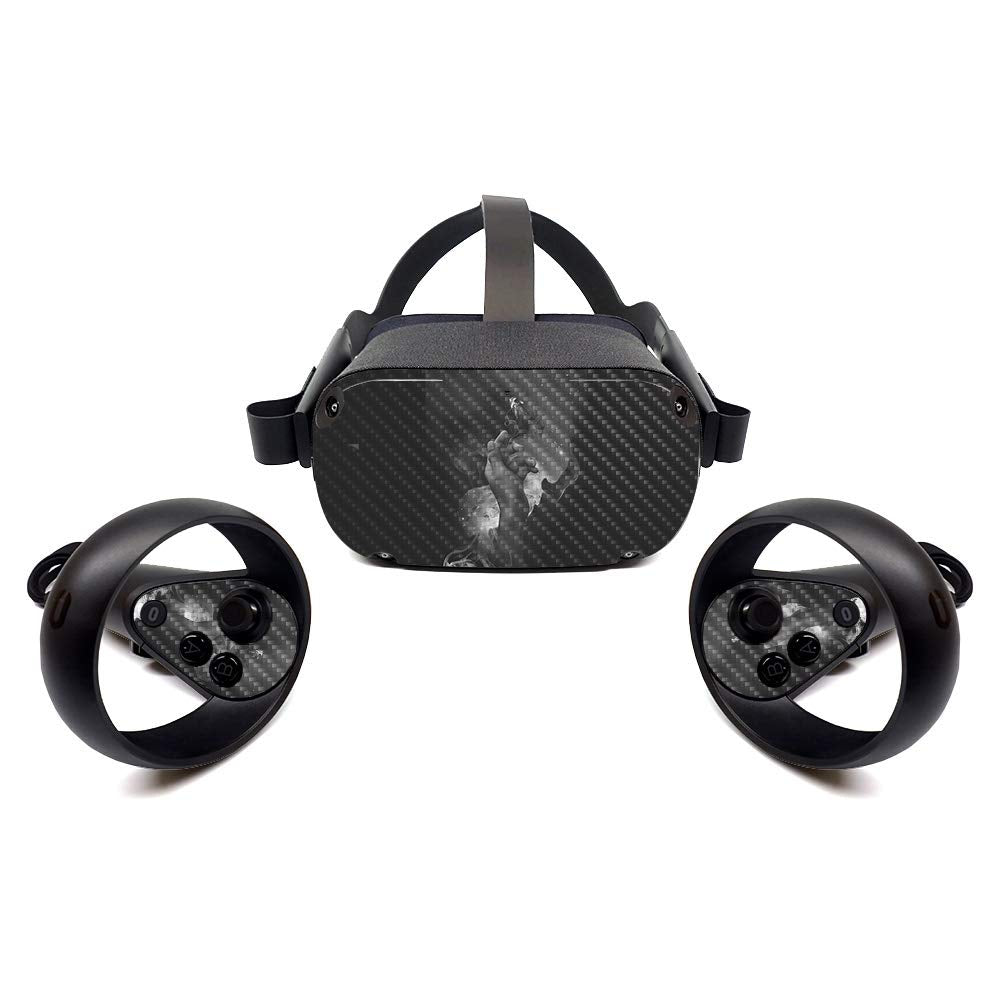 MightySkins Carbon Fiber Skin for Oculus Quest - Letting Go | Protective  Durable Textured Carbon Fiber Finish | Easy to Apply  Remove  and Change Styles | Made in The USA