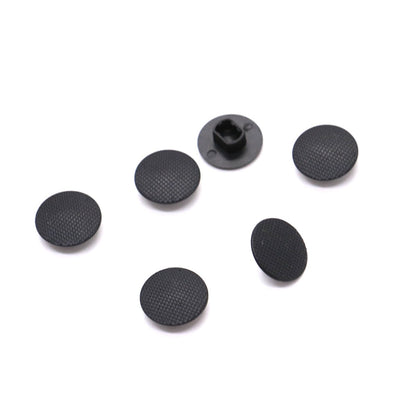 Pomeat 6 Pack Black Analog Joystick Caps for Sony PSP 1000 - Durable Rubber Covers