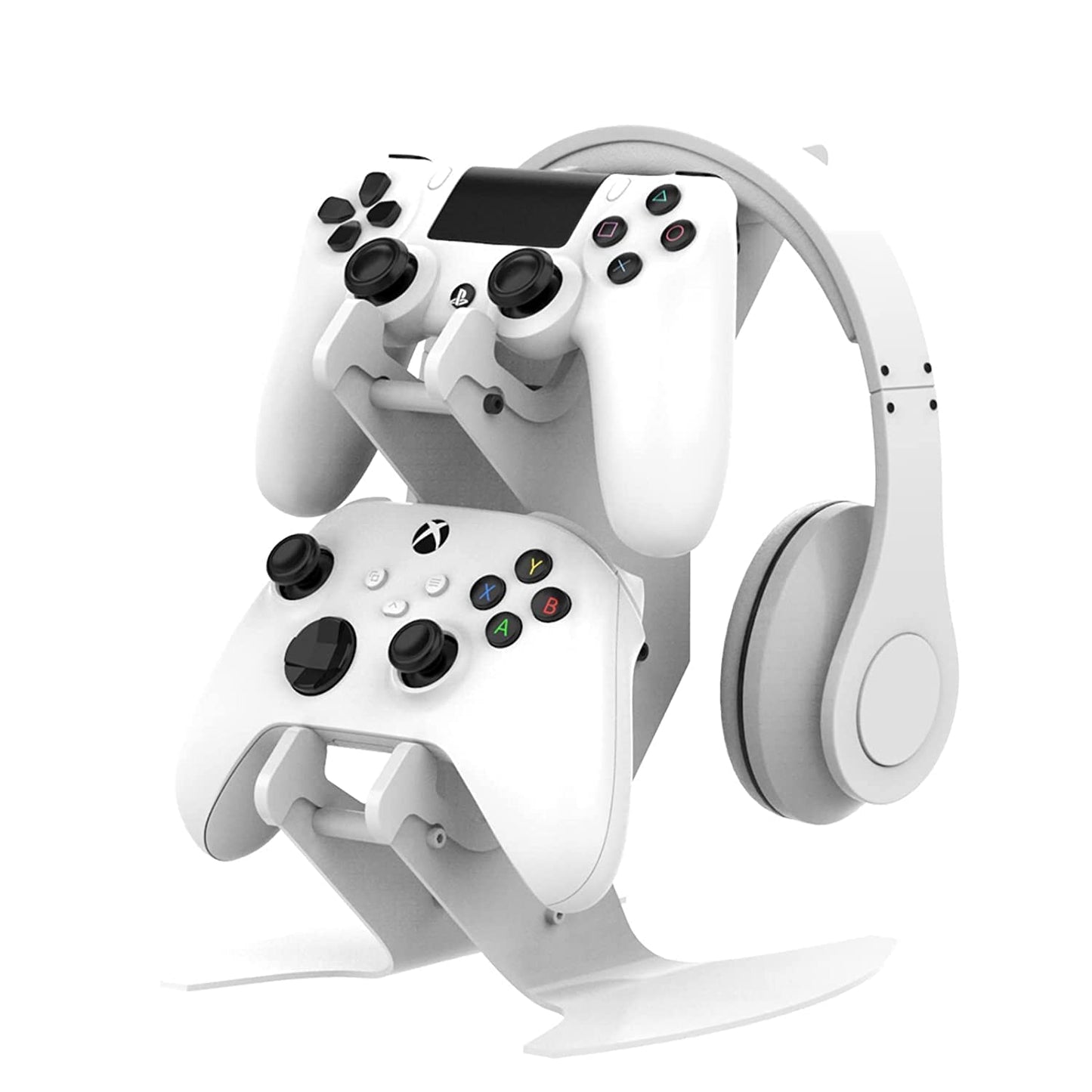 NBCP Controller Stand  Headphone Holder  Universal Adjustable Game Controller Headset Hanger Mount for All Universal Gaming PS5 Accessories  Xbox Sony PS4 Nintendo Switch
