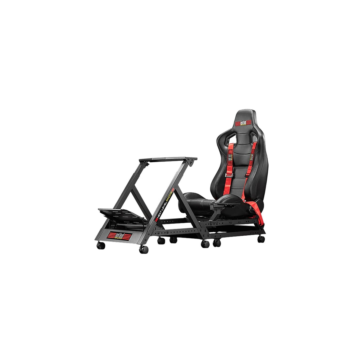 Gt Track Racing Cocpit Next Level Racing GT Track Cockpit for Sim Racing, Black, 138x55x120 ...