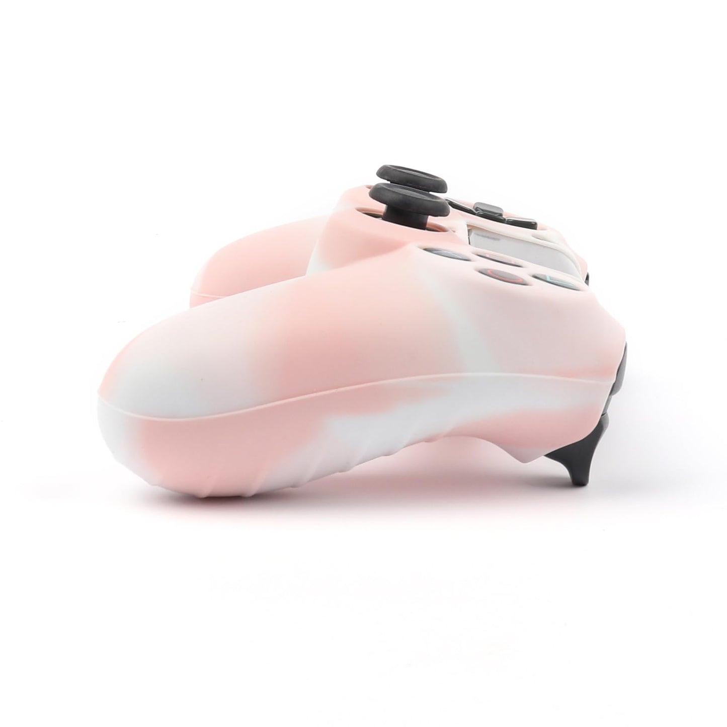 RALAN Pink PS4 Controller Skin Protector - Silicone Cover with 6 Pro Grips, Camouflage Pink & White, Fits PS4 Slim/Pro, 6.0 x 4.0 in