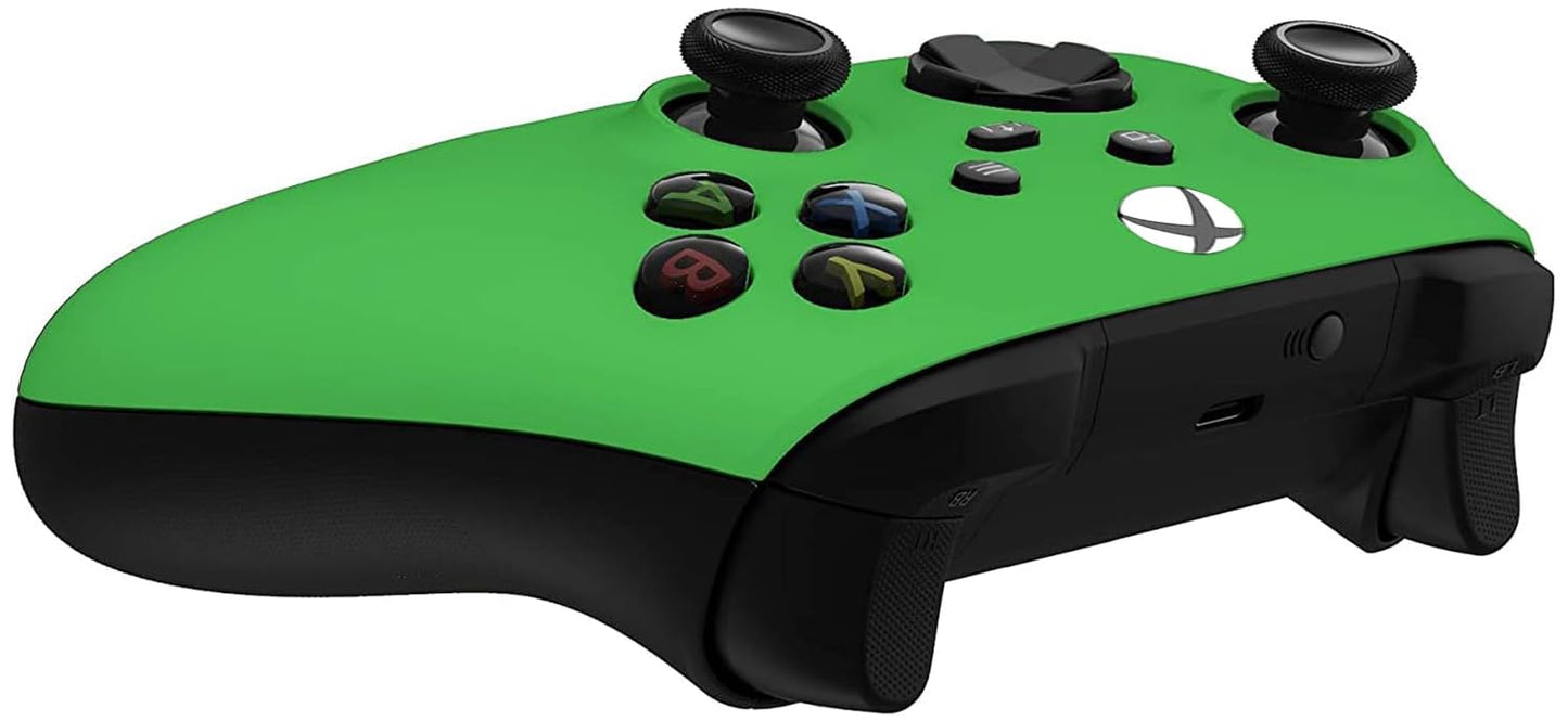 Custom Controllerzz Wireless Xbox Controller - Soft Touch, X/S Green, Compatible with Xbox Series X/S & Xbox One