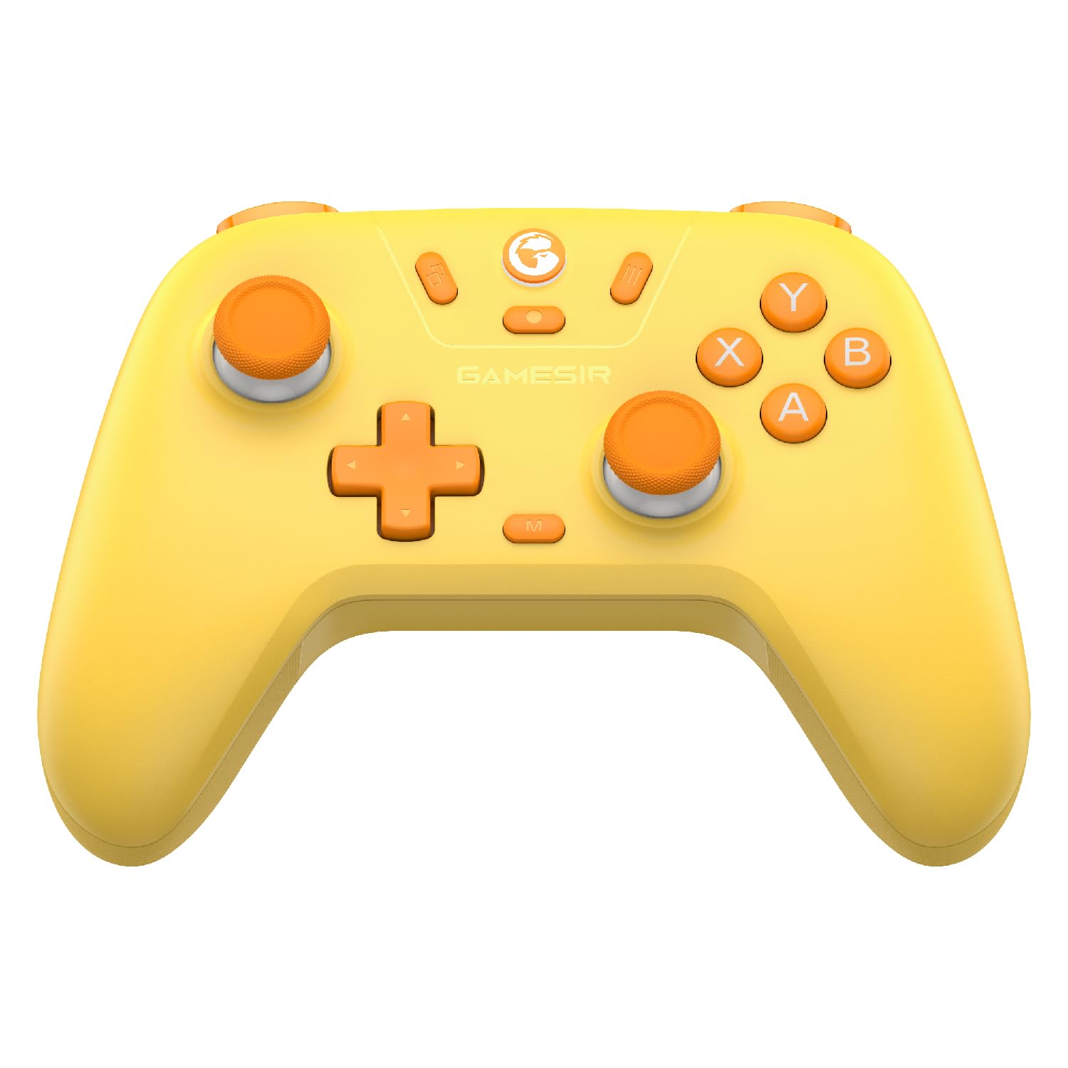 GameSir Nova Lite Wireless Controller - 2.4G & Bluetooth Gamepad for Windows PC  iPhone  Android  Switch & Steam Deck - Hall Effect Triggers  Turbo Function  Rumble Vibration (Golden Yellow)