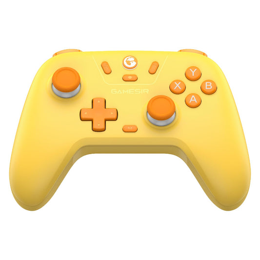 GameSir Nova Lite Wireless Controller - 2.4G & Bluetooth Gamepad for Windows PC  iPhone  Android  Switch & Steam Deck - Hall Effect Triggers  Turbo Function  Rumble Vibration (Golden Yellow)