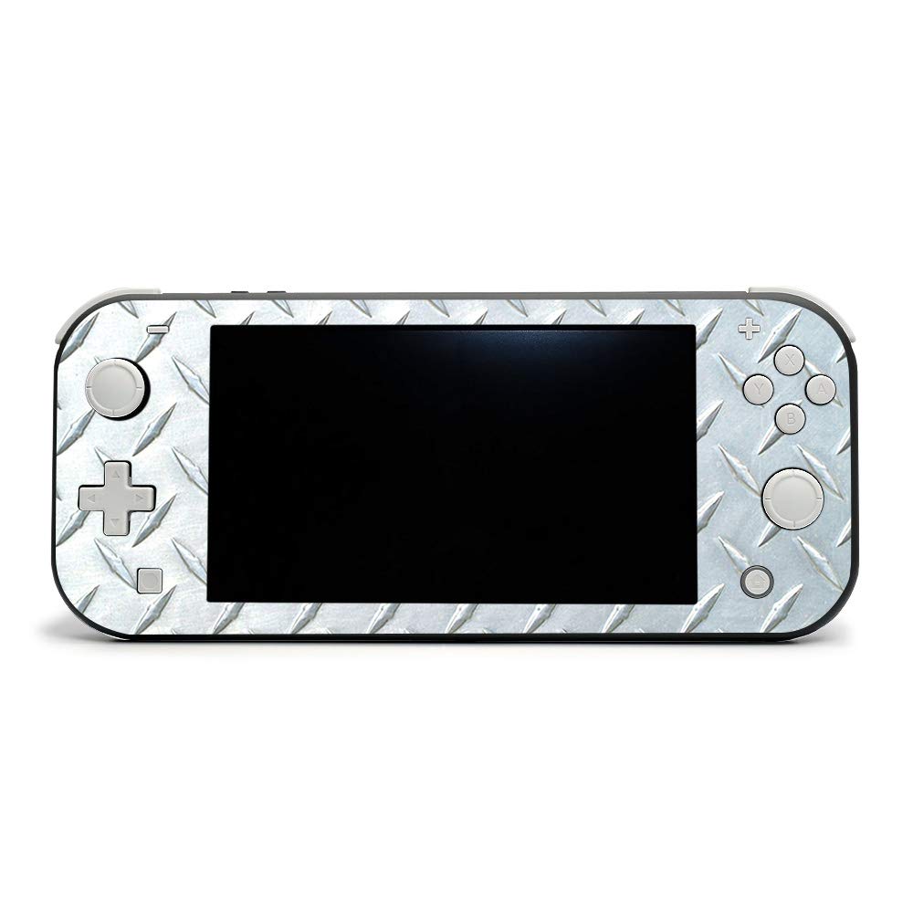 MightySkins Skin Compatible with Nintendo Switch Lite - Diamond Plate | Protective  Durable  and Unique Vinyl Decal Wrap Cover | Easy to Apply  Remove  and Change Styles | Made in The USA