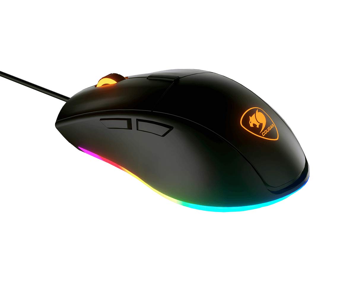 COUGAR Minos XT Gaming Mouse - 4000 DPI Optical Sensor, RGB Lighting, Black