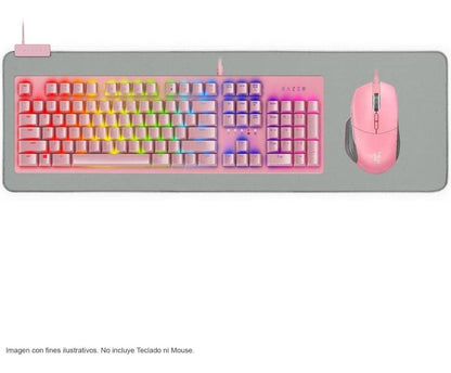 Razer Goliathus Extended Chroma Quartz Edition - Extended Mouse Pad in Quartz Pink, Model RZ.MP.GO.82.RT