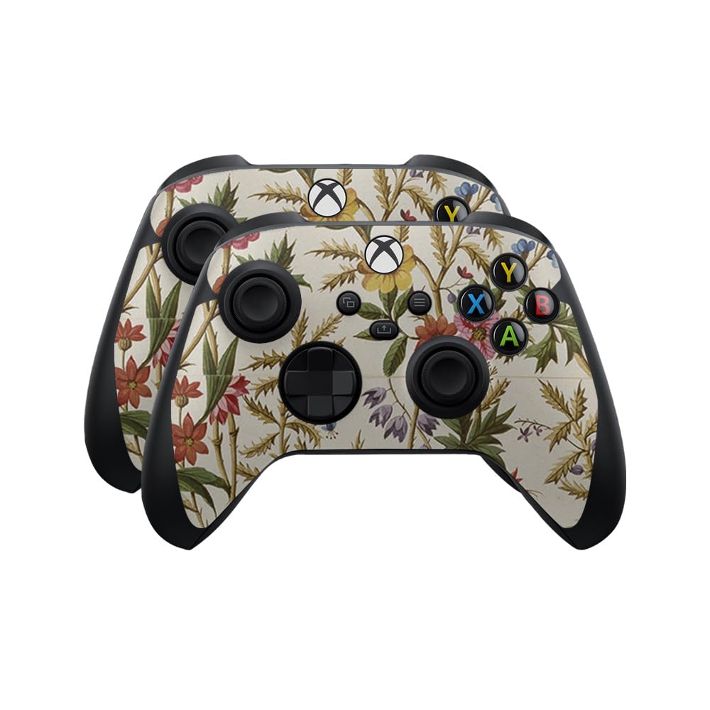 Skin Compatible with Microsoft Xbox Series X|S Controller (2 Pack) - Seaweed - Premium 3M Vinyl Protective Wrap Decal Cover - Easy to Apply | Crafted in The USA by MightySkins