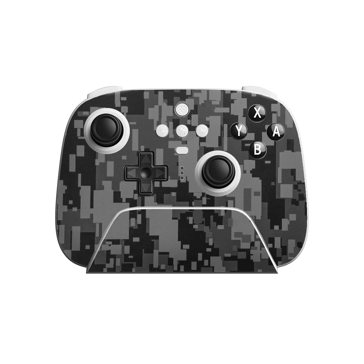 SopiGuard Sticker Skin for 8Bitdo Ultimate Wireless Controller Front and Buttons (Digital Stealth)