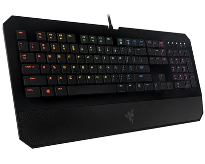 Razer DeathStalker Expert Gaming Keyboard - Backlit, Ergonomic, Fully Programmable, Membrane, Black, Model RZ03-00800100-R3U1