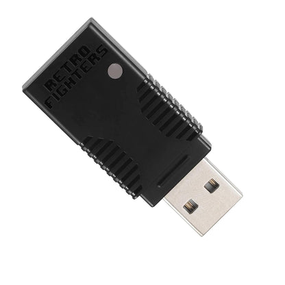 Retro Fighters Wireless Controller for PS1, PS2, PS3, Switch & PC - Black - Model 745808420994