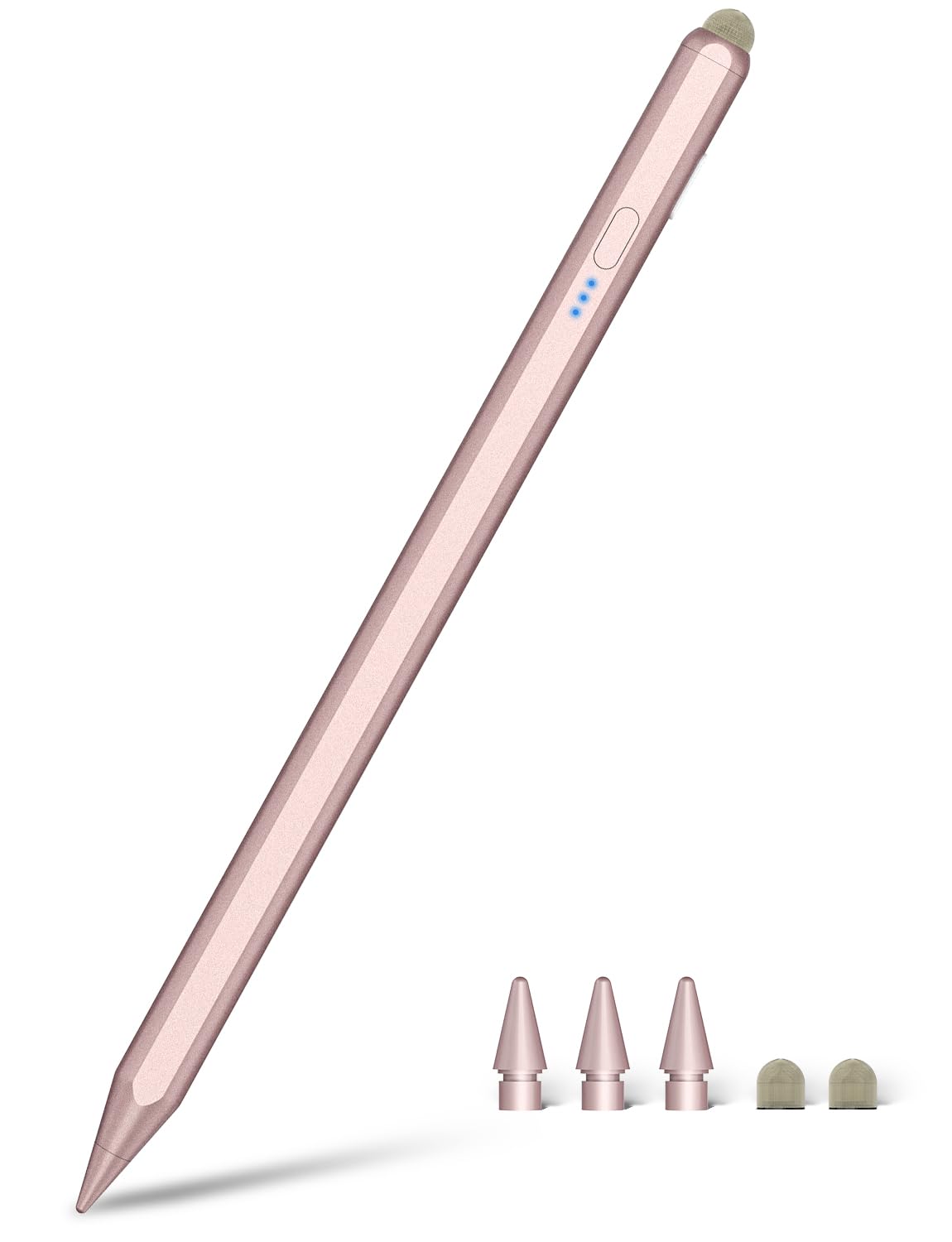 SENKUTA Dual-Tip Pencil for iPad 9th/10th Gen - 15Min Fast Charge, Palm Rejection, Tilt Sensitivity - Pink