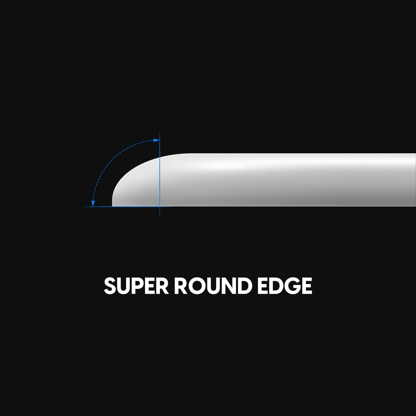 Pulsar Gaming Gears Superglide Glass Mouse Skates, Polished Round Edge, Razer Viper V3 Pro, White