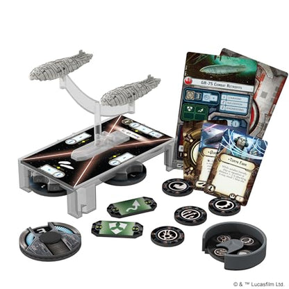 Atomic Mass Games Star Wars: Armada Rebel Transports Expansion Pack - GR-75 Fleet Support, Cardboard, 4 Players, Black