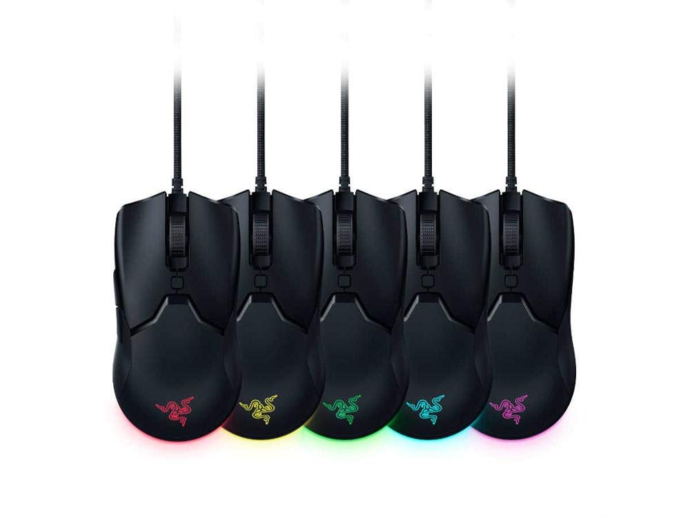 Razer Viper Mini Ultralight Gaming Mouse - 8500 DPI, Chroma RGB, 6 Buttons, Classic Black, Model RZ01-03250100-R3U1