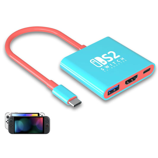PURBHE TV Docking Station for Nintendo Switch 2 and 1 and Steam Deck  Support TV Dock Mode  Portable HDMI Adapter Accessories for Nintendo Switch 1 and OLED and 2 Dock