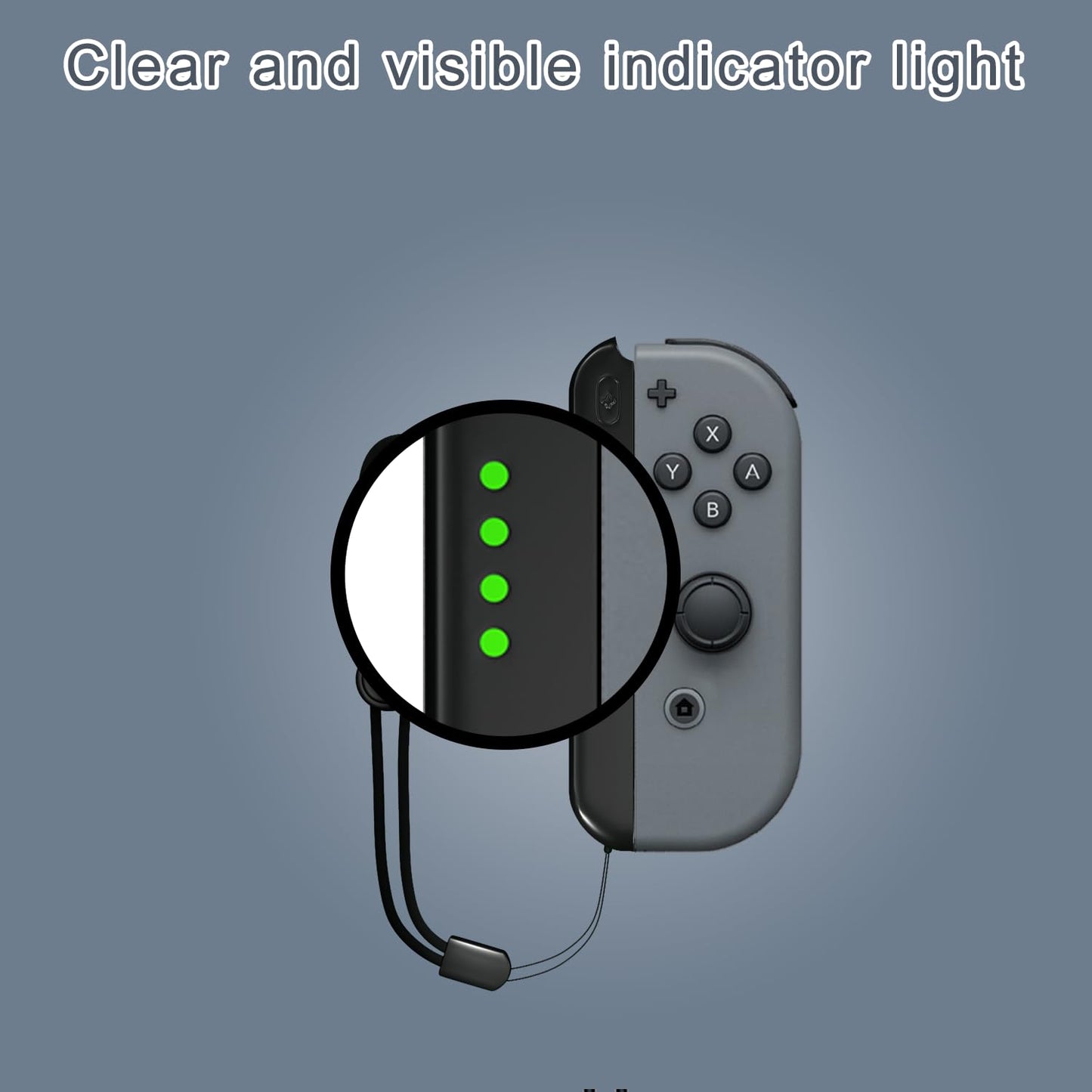 Lonxmovs 4 Pack Joycon Wrist Straps - Replacement Accessories for Nintendo Switch - Black