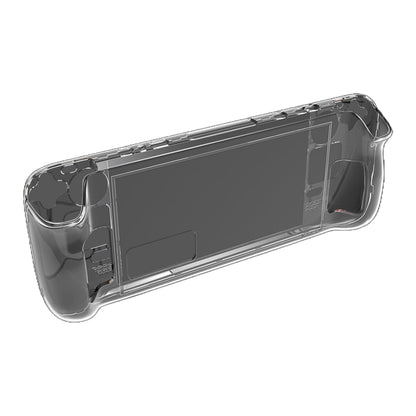 KUJOBUY Steam Deck Case Cover - TPU Protective Crystal Clear, Anti-Slip, Lightweight, 11.8x4.9x1.5, Ergonomic Grip