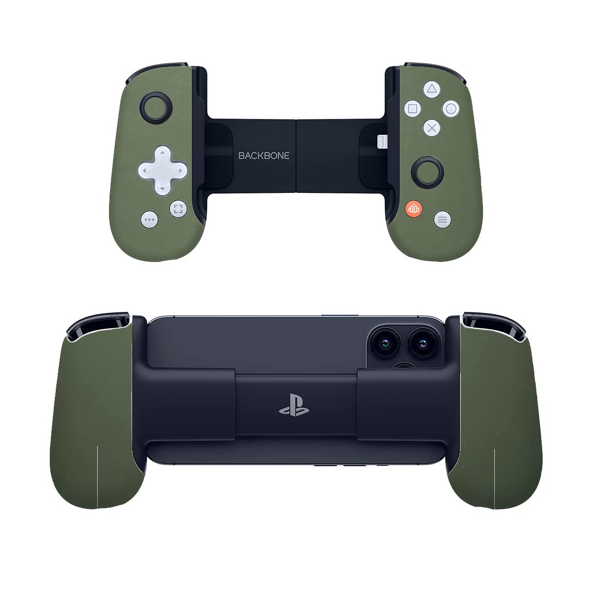 SopiGuard Sticker Skin for Backbone One Controller Full Body Wrap (Matte Army Green)