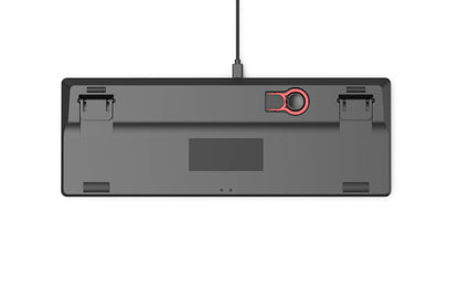 Glorious PC Gaming Race GMMK TKL Gaming Keyboard - USB C Wired, RGB Hot Swappable, Black Metal Top Plate, Tenkeyless