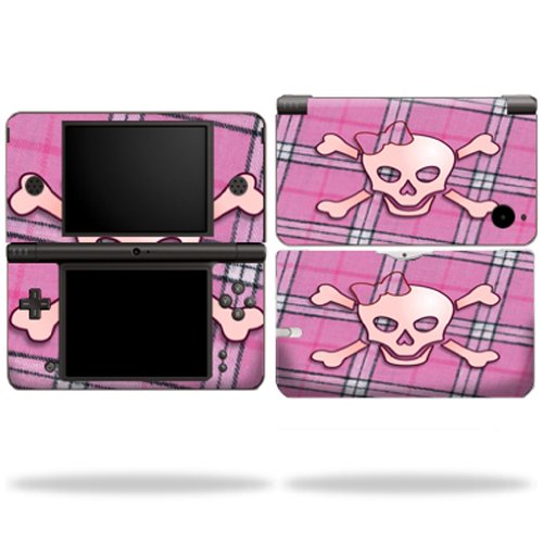 MIGHTY SKINS Nintendo DSi XL Skin - Pink Bow Skull Wrap Sticker