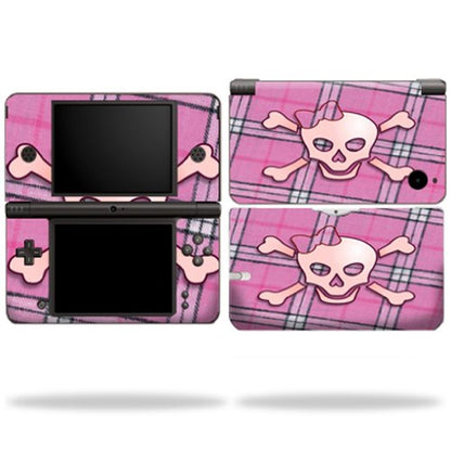 MIGHTY SKINS Nintendo DSi XL Skin - Pink Bow Skull Wrap Sticker