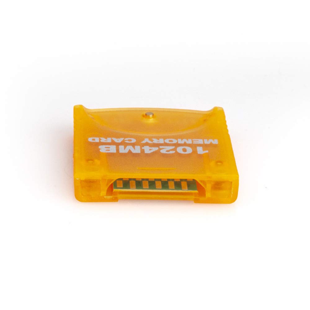 RGEEK 1024MB High Speed Game Memory Card for Nintendo Gamecube/Wii - Yellow, Model RGEEK-WII