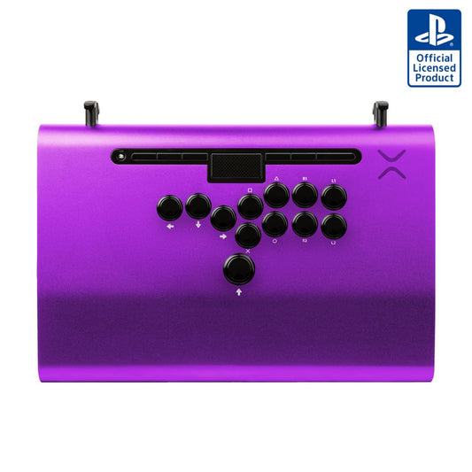 PDP Victrix Pro FS-12 ESports Fight Stick for PS5/PS4/PC, 12-Button, Ergonomic Joystick, Purple