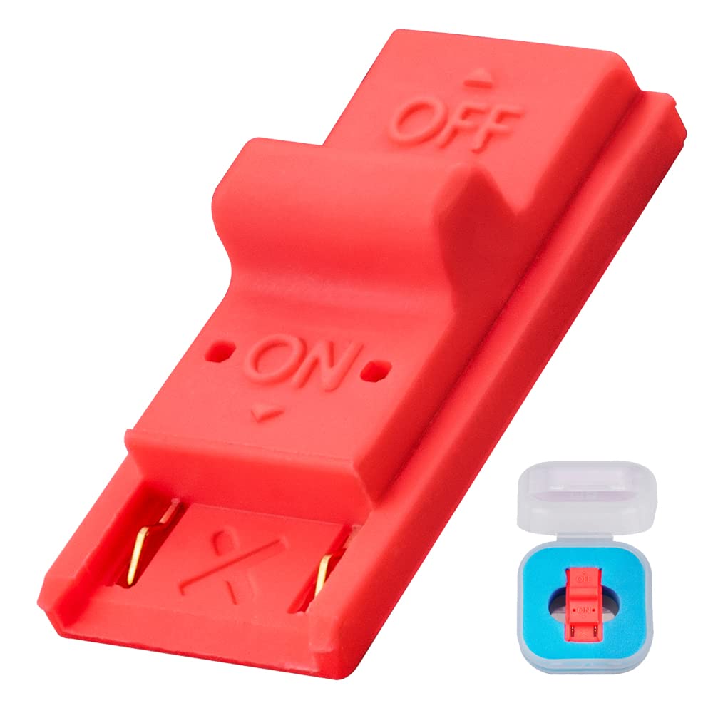Mviioe RCM Jig Clip for Nintendo Switch - Short, Red, Model DN1, Modify GBA/FBA & Other Simulators