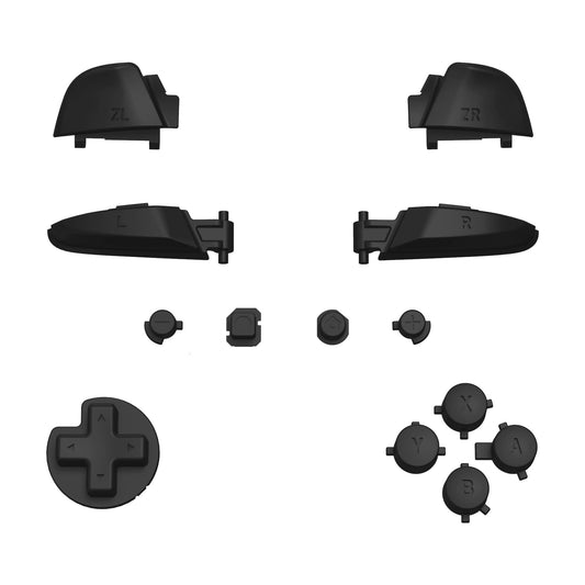 eXtremeRate Black Repair ABXY D-pad ZR ZL L R Keys for Nintendo Switch Pro Controller  DIY Replacement Full Set Buttons with Tools for Nintendo Switch Pro Controller - Controller NOT Included