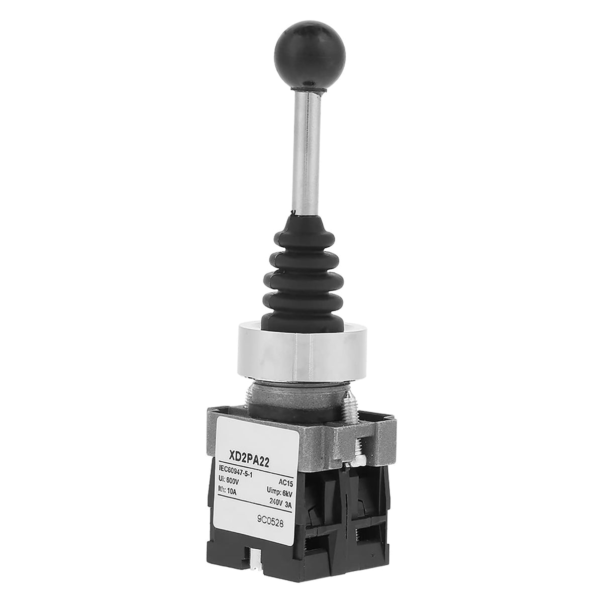 Oumefar 1pcs Joystick Switch 2 Position Spring Return Momentary Switch Joystick Replacement Fits for XD2PA22CR Industrial Control AC 50hz and DC Circuits